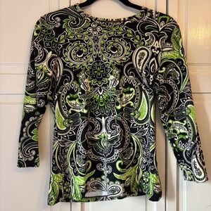 Women’s J. McLaughlin Patterned long sleeve shirt